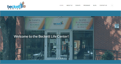 Desktop Screenshot of beckettlifecenter.org